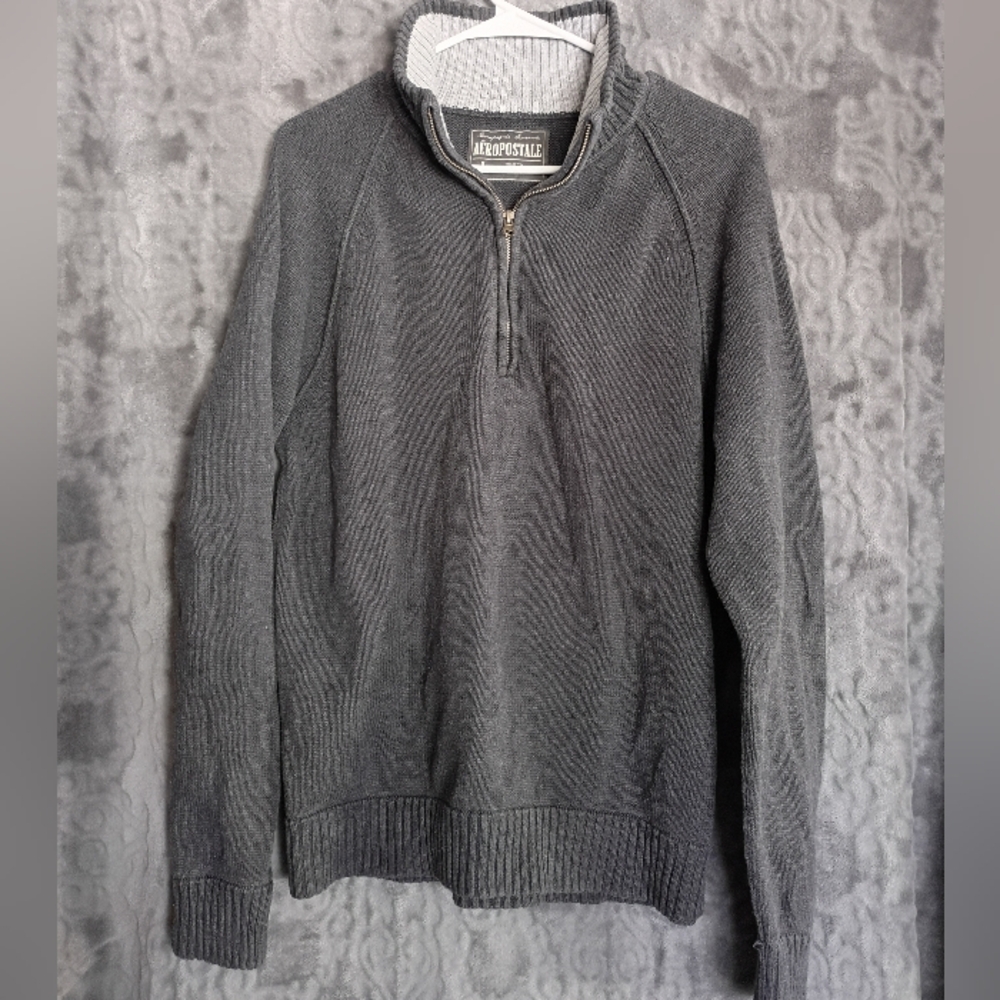 Aeropostale Quarter Zip Sweater